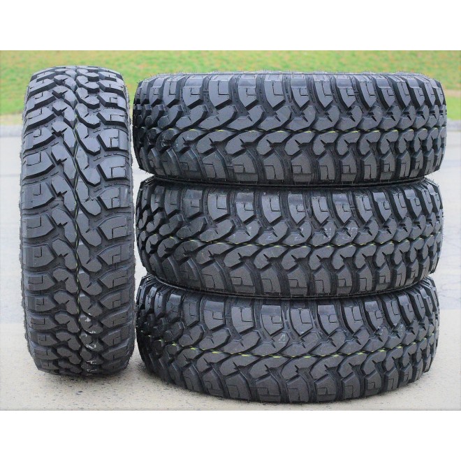 Set of 4 (FOUR) Forceum M/T 08 Plus LT 265/75R16 Load E (10 Ply) MT Mud Tires
