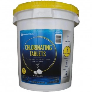 Members Mark Chlorinating Tablets 40LB 3′′ Tablets