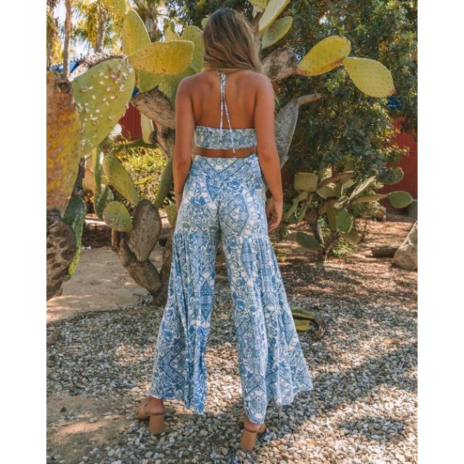 Better Barefoot Tie Front Palazzo Pants